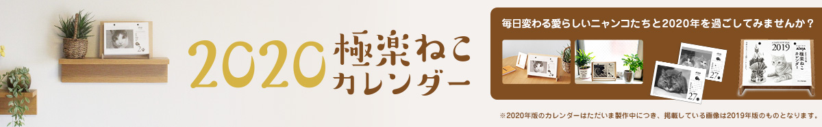 2020極楽ねこカレンダー